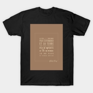 Edith Piaf - Edith Piaf - The hymn to love - Lyrics - T-Shirt